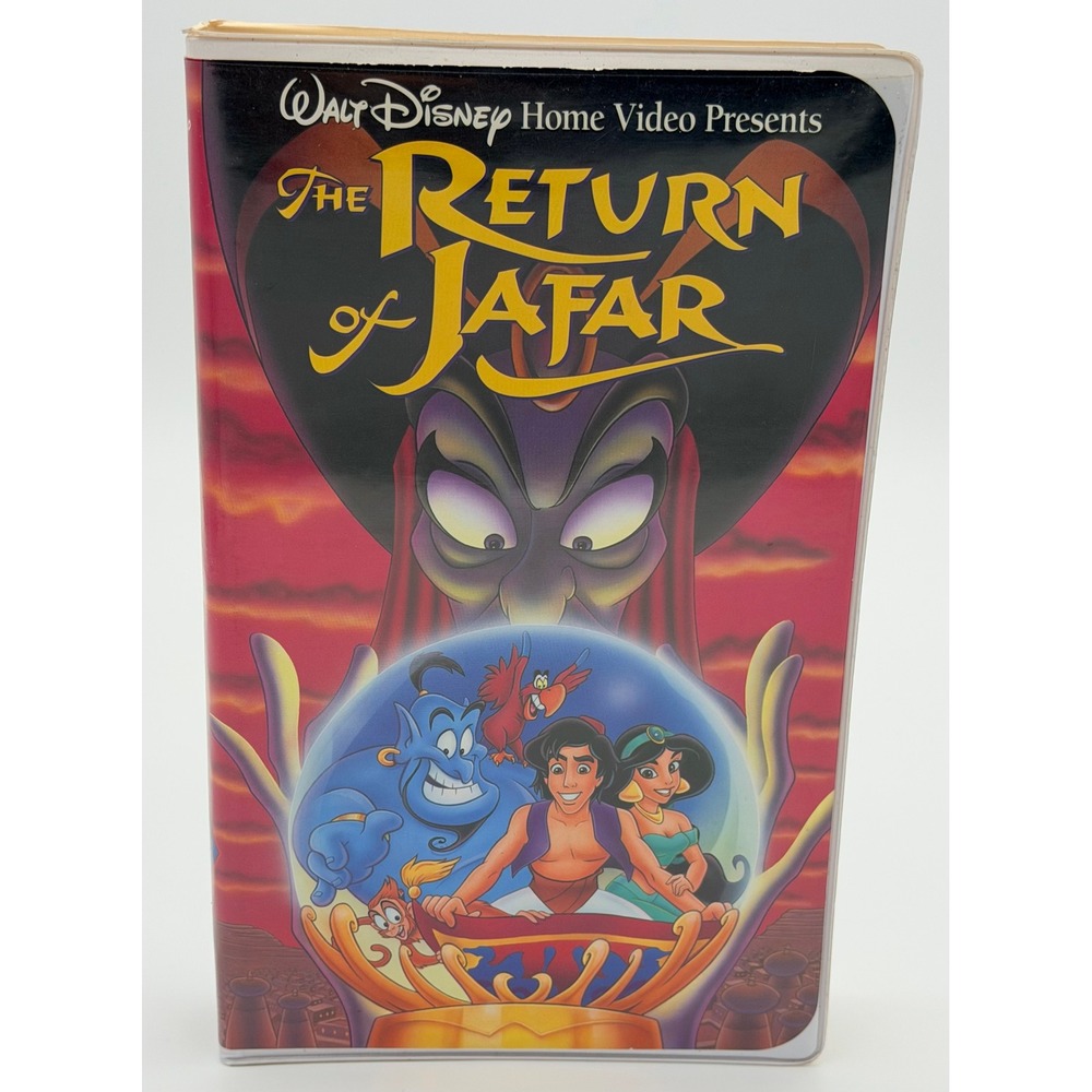 Disney The Return of Jafar 1994 VHS Walt Disney Clamshell Case